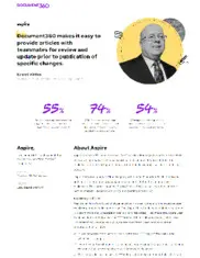 Preview of the Aspire Case Study