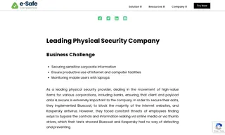 Preview of the Leading Physical Security Company Case Study