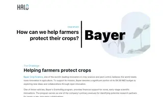 Preview of the Bayer Crop Science Case Study