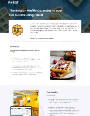 Preview of the The Belgain Waffle Case Study