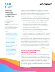 Preview of the Leading American Technology Company Case Study