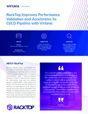 Preview of the RackTop Case Study