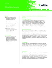 Preview of the Global Diversified Manufacturing Company Case Study