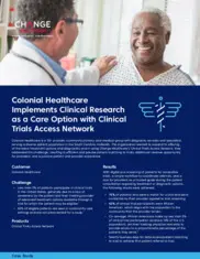 Preview of the Colonial Healthcare Case Study