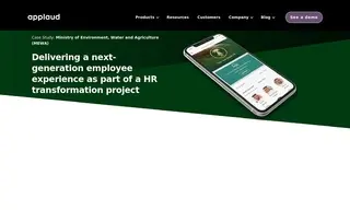 Preview of the Ministry of Environment, Water and Agriculture Case Study