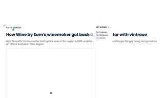 Preview of the Wine by Sam Case Study