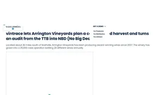 Preview of the Arrington Vineyards Case Study