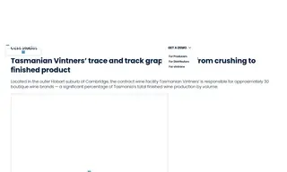 Preview of the Tasmanian Vintners Case Study