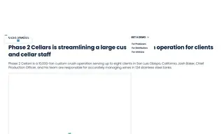 Preview of the Phase2Cellars Case Study