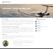 Preview of the Aircraft Specialties, Inc Case Study