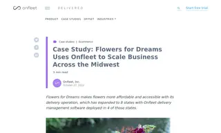 Preview of the Flowers for Dreams Case Study