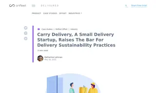Preview of the Carry Delivery Case Study