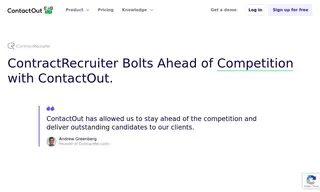 Preview of the ContractRecruiter Case Study