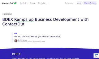 Preview of the BDEX Case Study