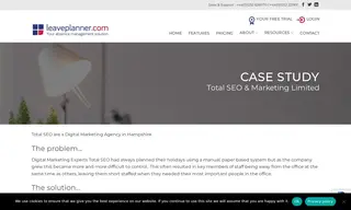 Preview of the Total SEO & Marketing Case Study