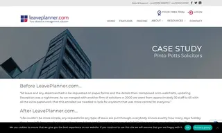Preview of the Pinto Potts Solicitors Case Study