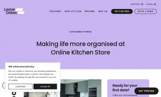 Preview of the Online Kitchen Store Case Study