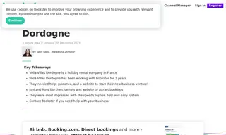 Preview of the Voilà Villas Dordogne Case Study