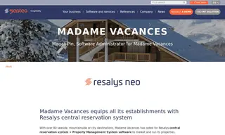 Preview of the Madame Vacances Case Study