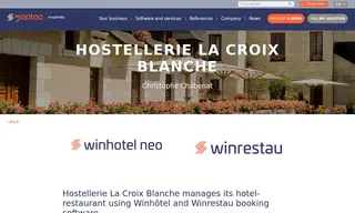 Preview of the Hostellerie La Croix Blanche Case Study