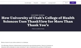 Preview of the University of Utah Case Study