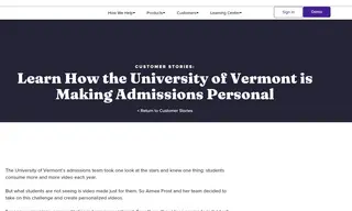 Preview of the University of Vermont Case Study