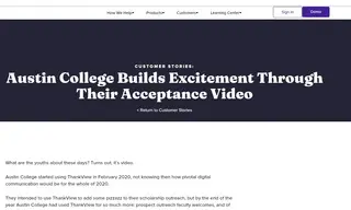 Preview of the Austin College Case Study