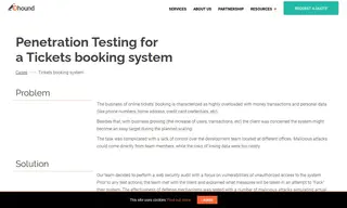 Preview of the Leading Online Tickets Booking Company Case Study