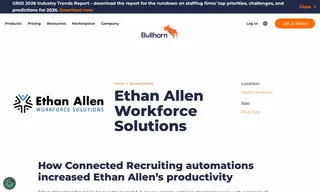 Preview of the Ethan Allen Workforce Solutions Case Study