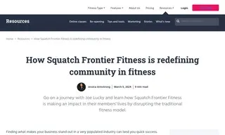 Preview of the Squatch Frontier Fitness Case Study
