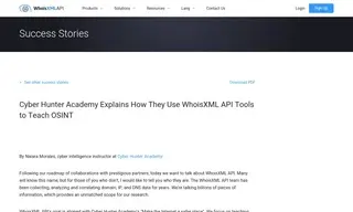 Preview of the Cyber Hunter Academy Case Study