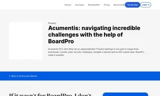 Preview of the Acumentis Case Study