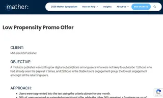 Preview of the Mid-size US Publisher Case Study