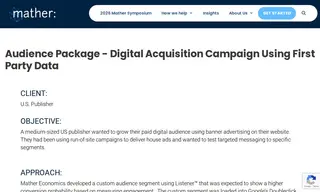 Preview of the Medium-sized US Publisher Case Study