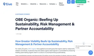 Preview of the OBE Organic Case Study
