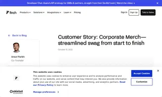 Preview of the Corporate Merch Case Study
