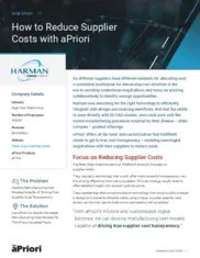 Preview of the Harman Case Study