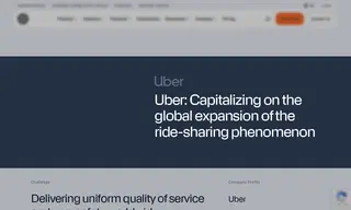 Preview of the Uber Case Study