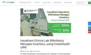 Preview of the Iravatham’s Clinical Laboratory Case Study