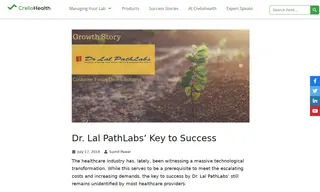 Preview of the Dr. Lal PathLabs Case Study