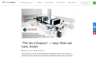 Preview of the Total Lab Care Case Study