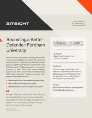 Preview of the Fordham University Case Study