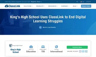 Preview of the King's High School Case Study