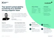 Preview of the Clariant Case Study