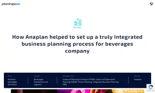 Preview of the Alcoholic Beverages Distributor Case Study