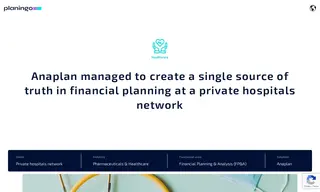 Preview of the Private Hospitals Network Case Study