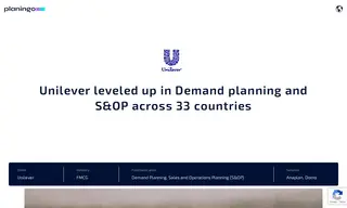 Preview of the Unilever Case Study