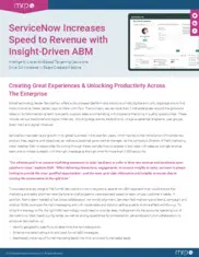 Preview of the ServiceNow Case Study