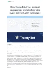 Preview of the Trustpilot Case Study