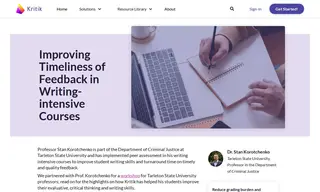 Preview of the Tarleton State University Case Study